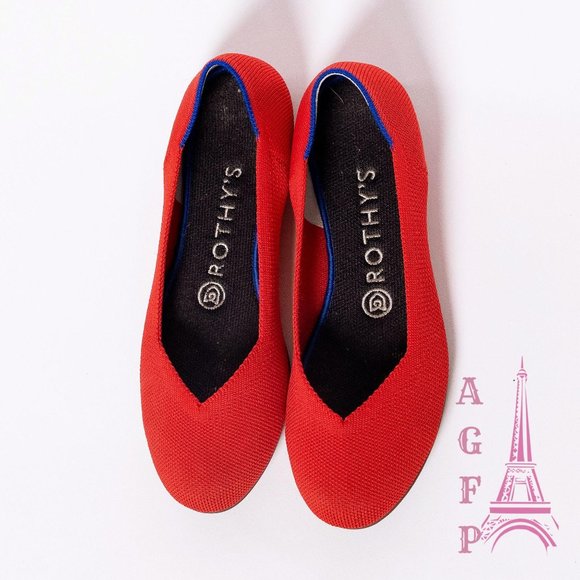 Rothy’s Red Round toes ballet flats - Picture 11 of 16